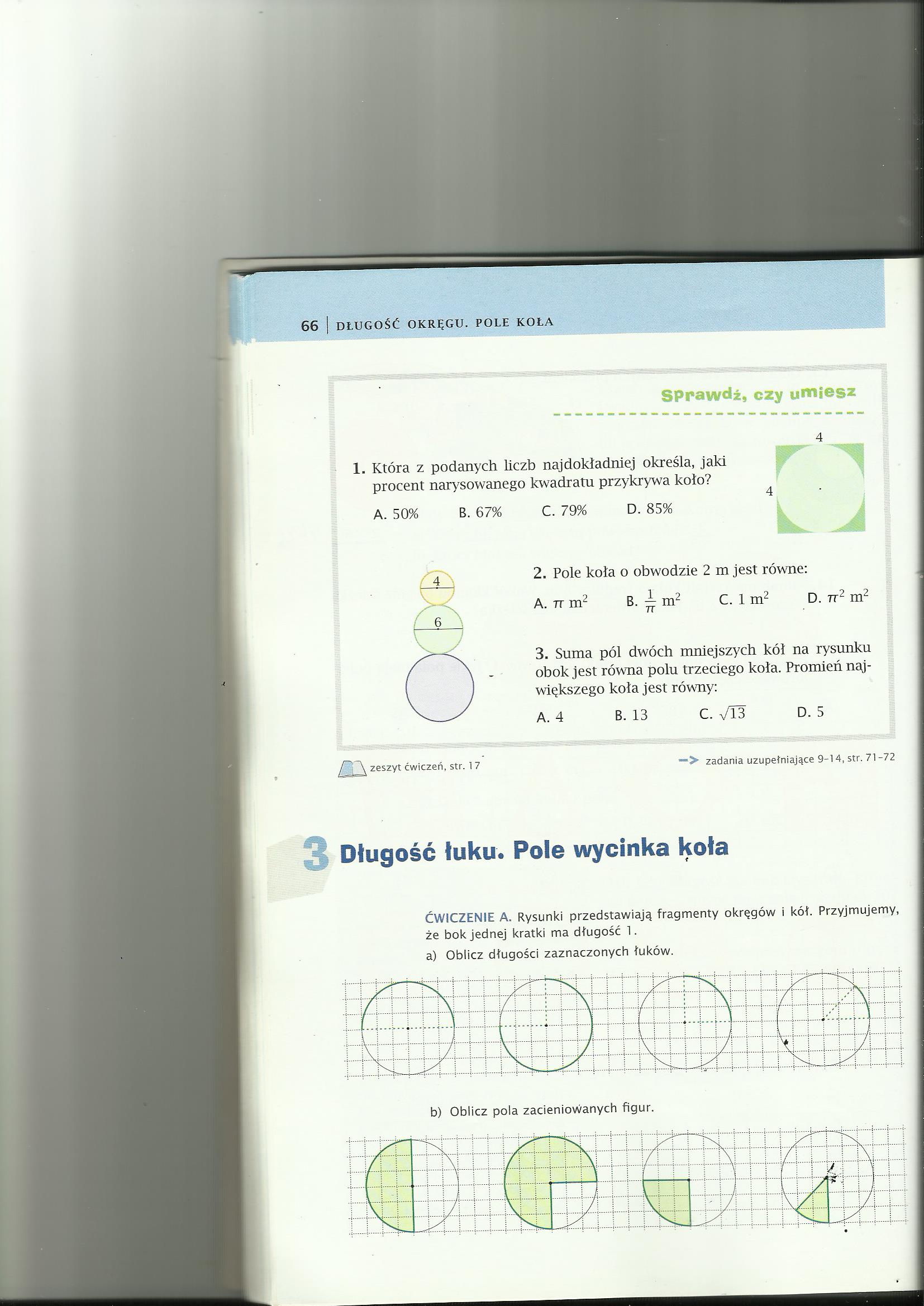 Długość Okręgu Pole Koła Matematyka Pracadomowa24pl 5043